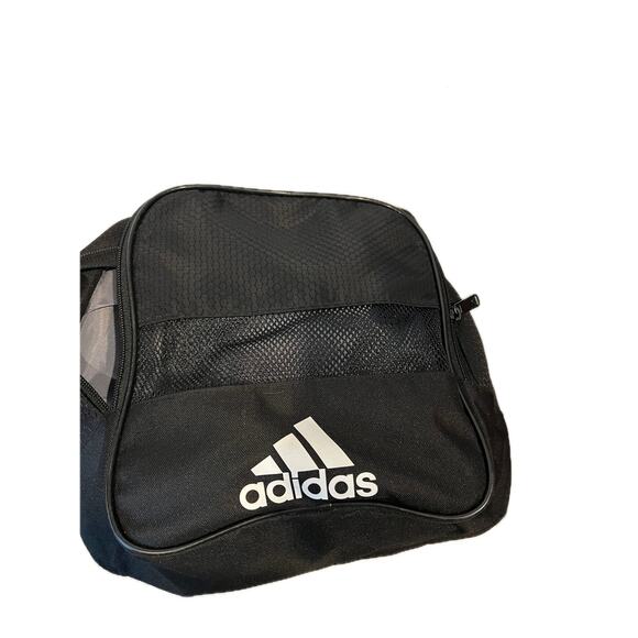 Adidas Defender Small 16"x10"x8" Black Duffel Gym Bag - Picture 6 of 6